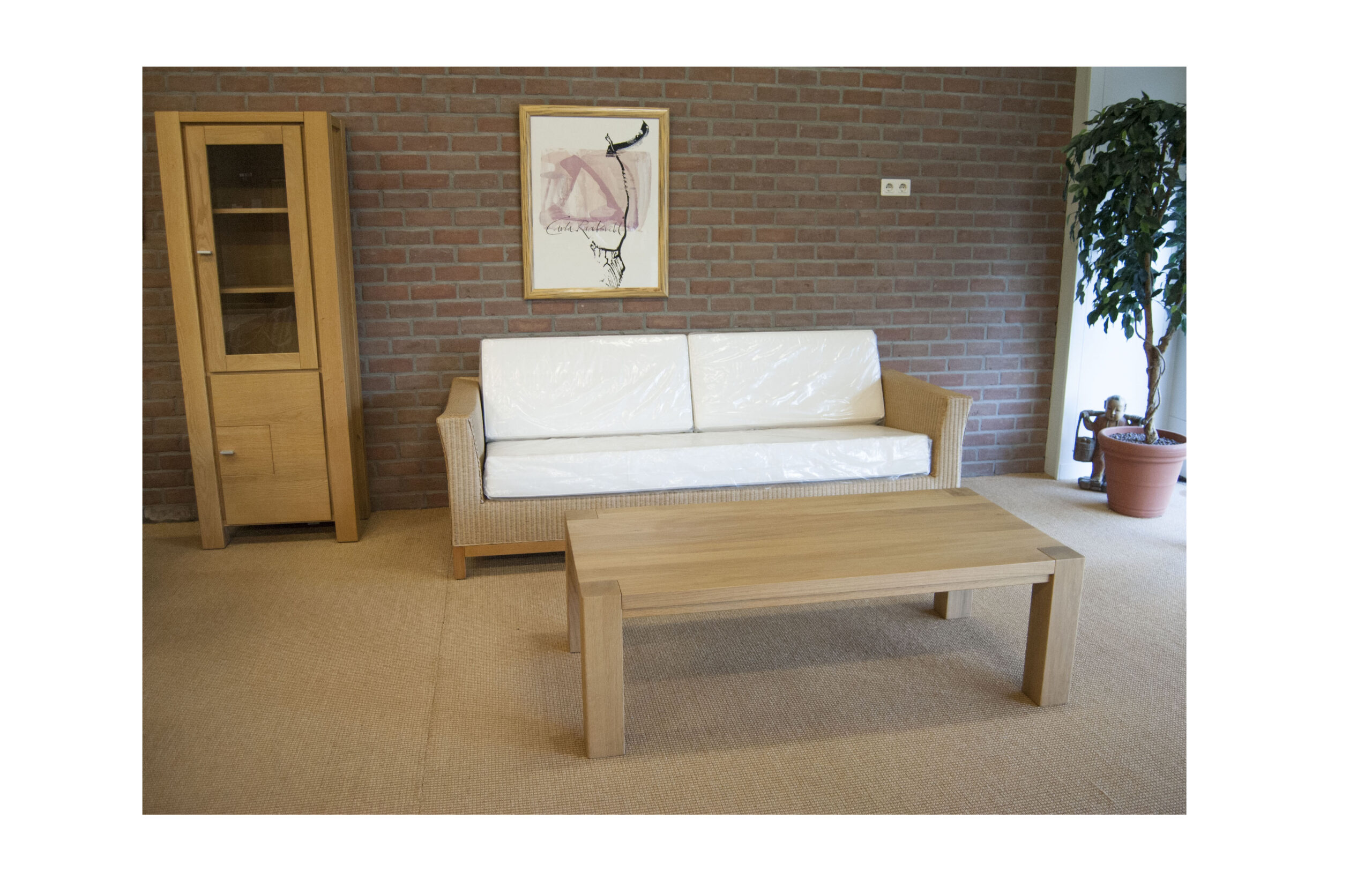 Eiken salontafel